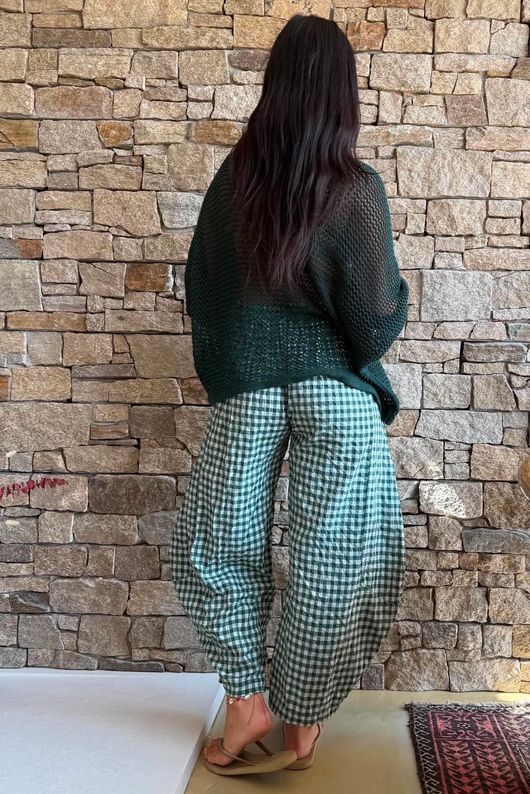 Conrad Grunge Loose Cotton Knit Forest